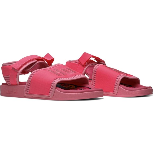 Adidas Adilette 2 Pharrell Williams Sandals Men's 4 Women's 5.5 Pink "Hyper Pop" - Picture 1 of 8